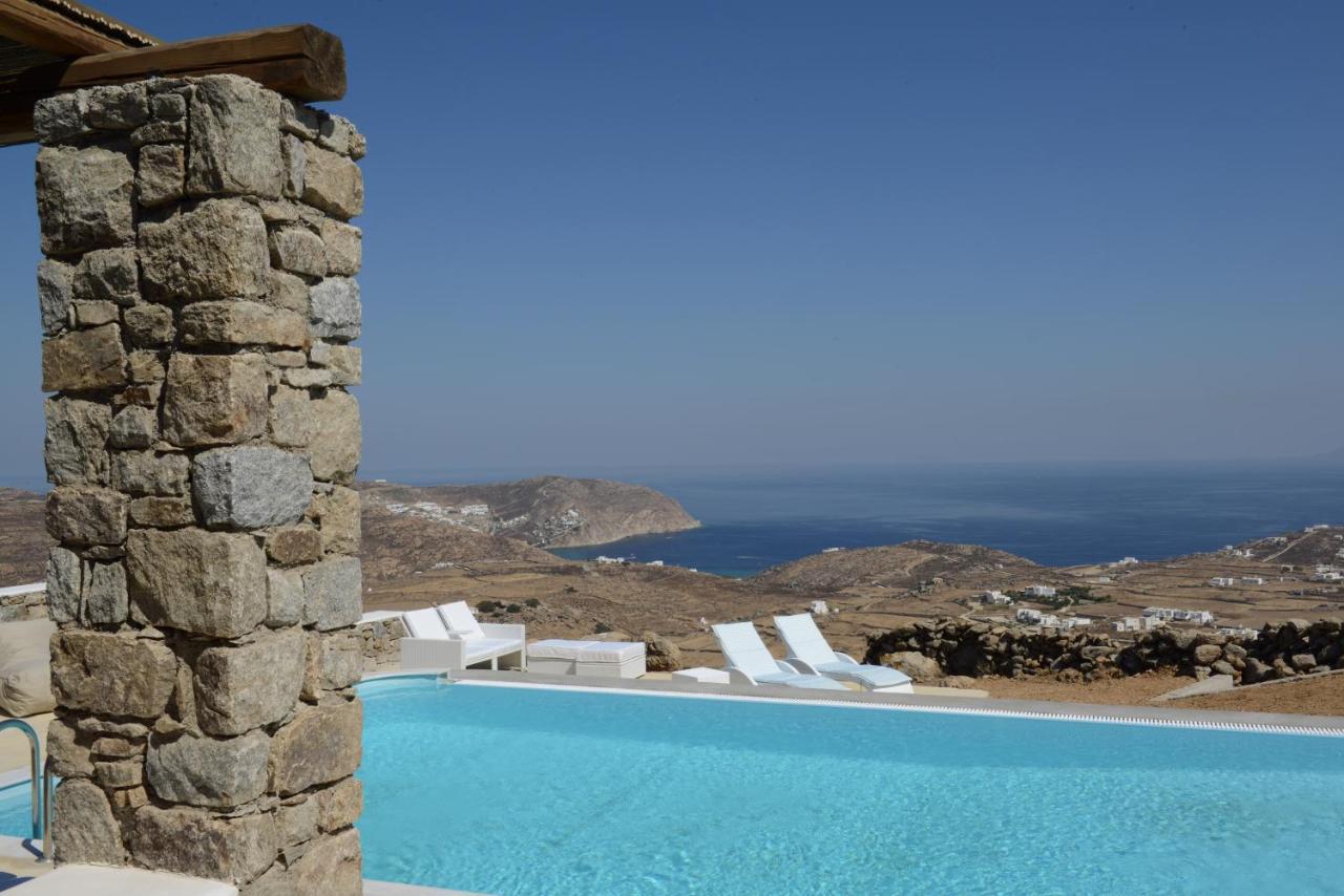 Luxury Athena Suite In Villa Georgia - Breathtaking Sea View And Pool Front Plintri Zewnętrze zdjęcie