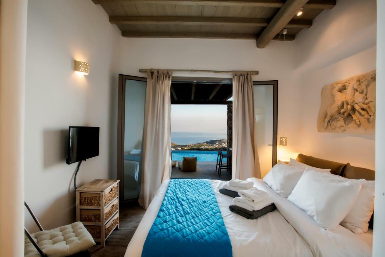 Luxury Athena Suite In Villa Georgia - Breathtaking Sea View And Pool Front Plintri Zewnętrze zdjęcie