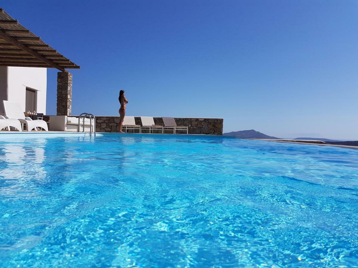 Luxury Athena Suite In Villa Georgia - Breathtaking Sea View And Pool Front Plintri Zewnętrze zdjęcie